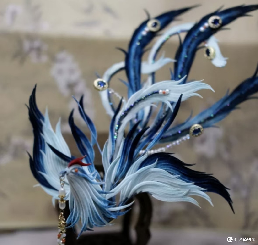 闲鱼发现精美绒花手作