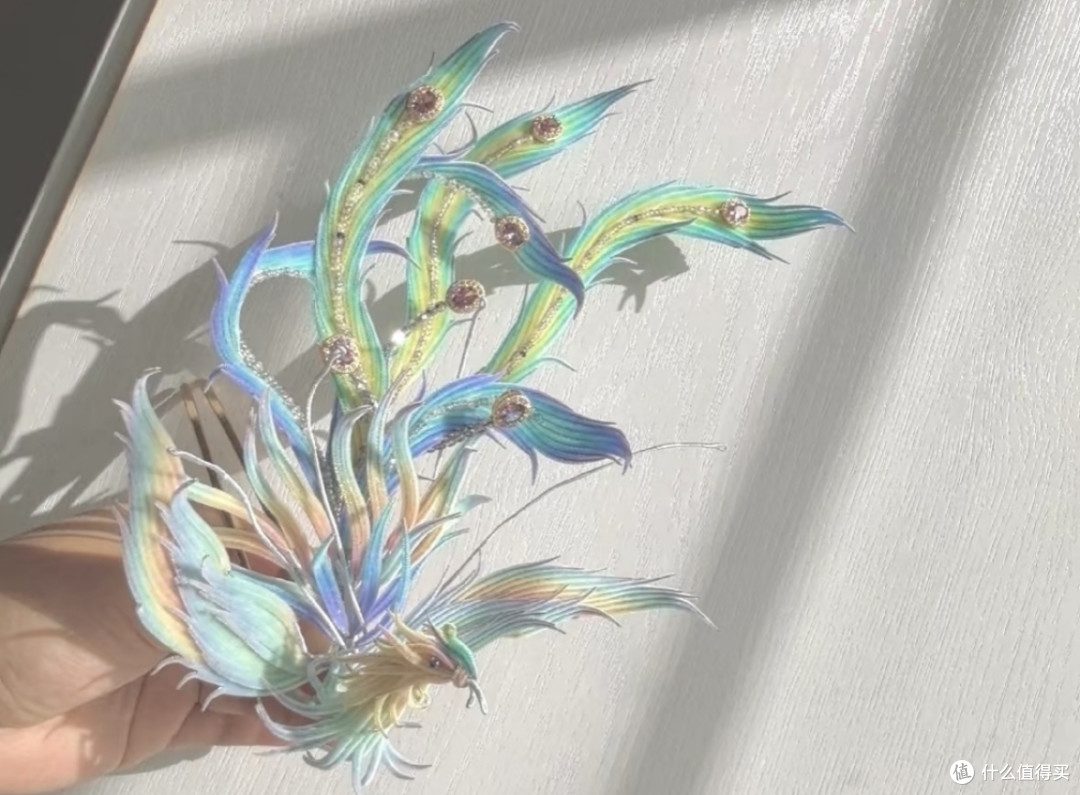闲鱼发现精美绒花手作