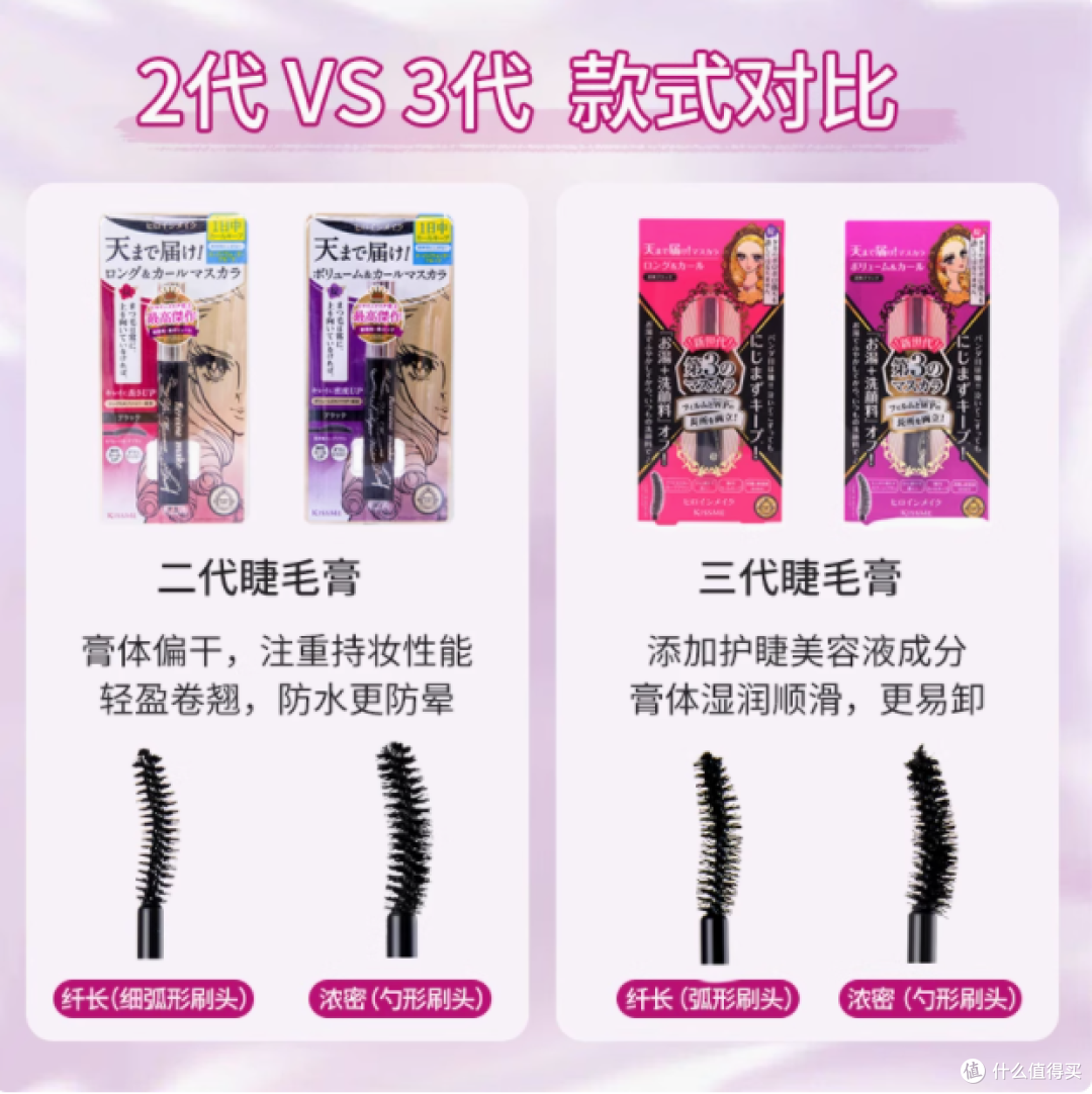 Kiss Me 奇士美卷翘睫毛膏细刷头二三代:睫毛精的秘密武器