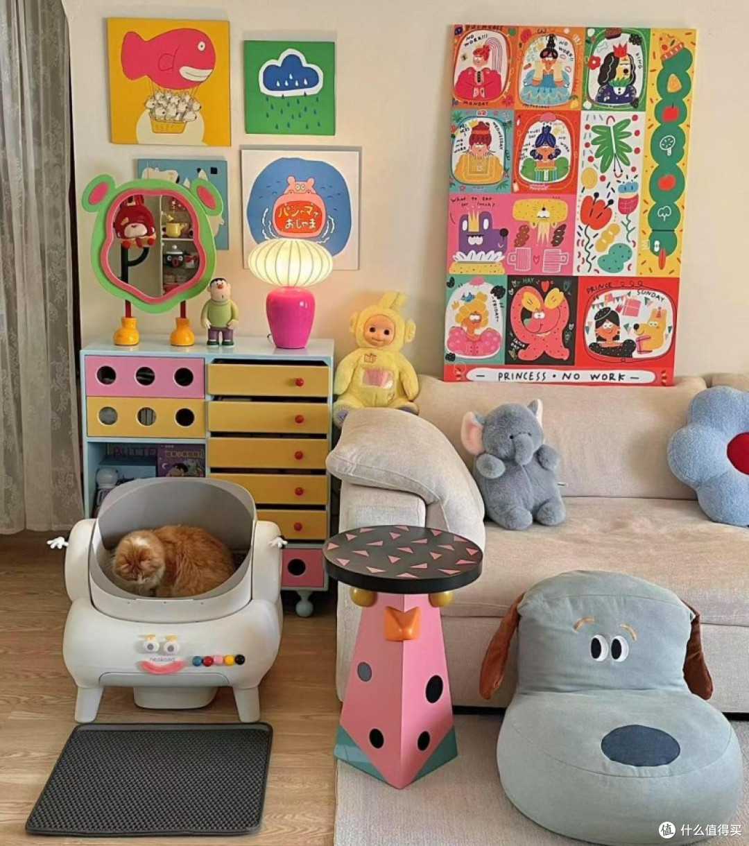 解救铲屎官！自动猫砂盆解放双手神器，宜宝自动猫砂盆颜值最高！