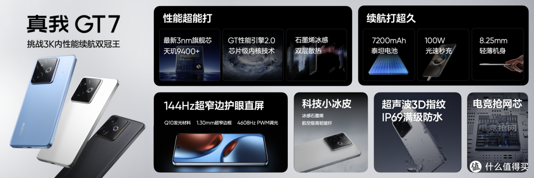 性能续航双冠王!真我GT7正式发布,2599元起