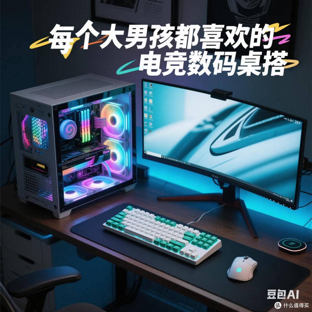 大男孩的快乐:每个大男孩都喜欢的电竞数码桌搭