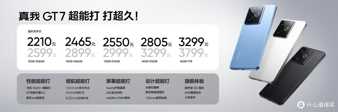 2210元!最便宜的天玑9400+发布,还有7200mAh和100W闪充