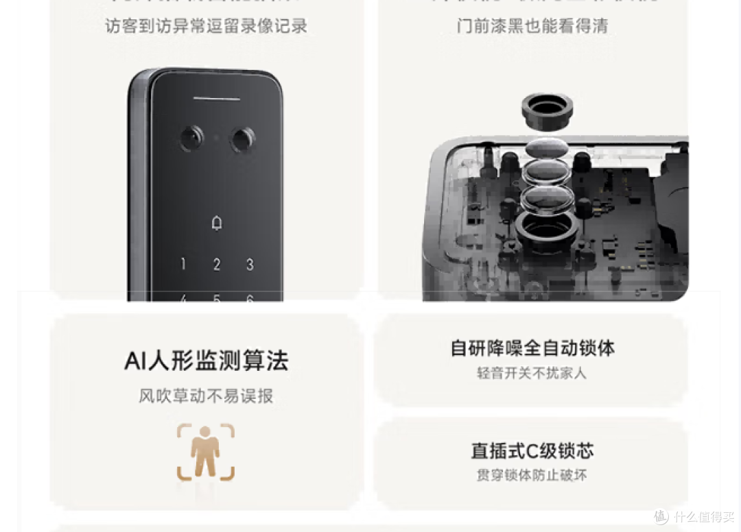 这款小米智能门锁,居然有猫眼功能!提升家庭安全新选择!