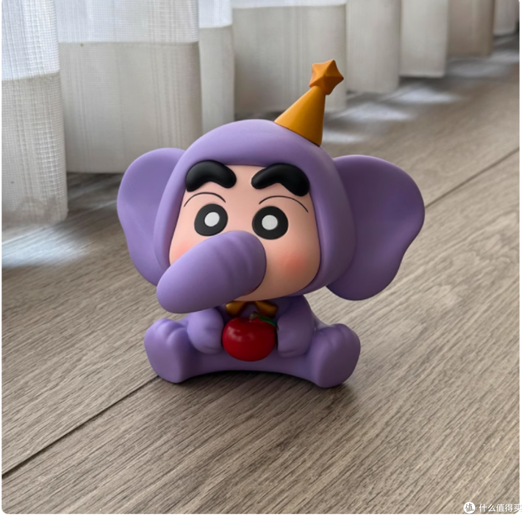 被这款象由新生苹果小象蜡笔小新手办拿捏了