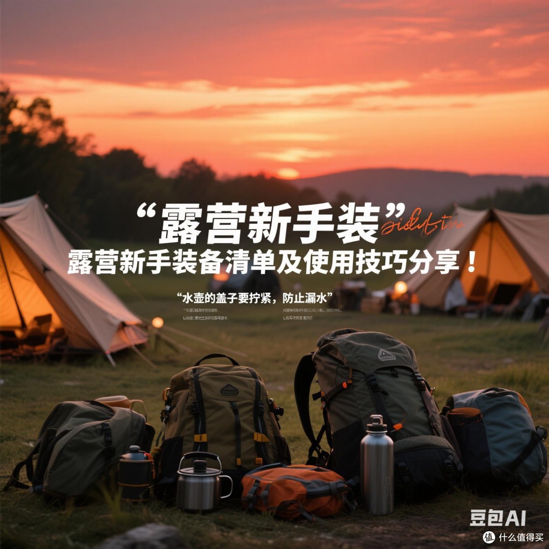 露营新手装备清单及使用技巧分享