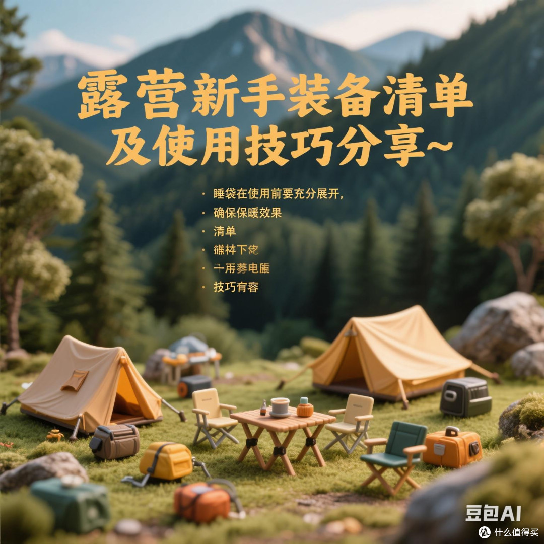 露营新手装备清单及使用技巧分享