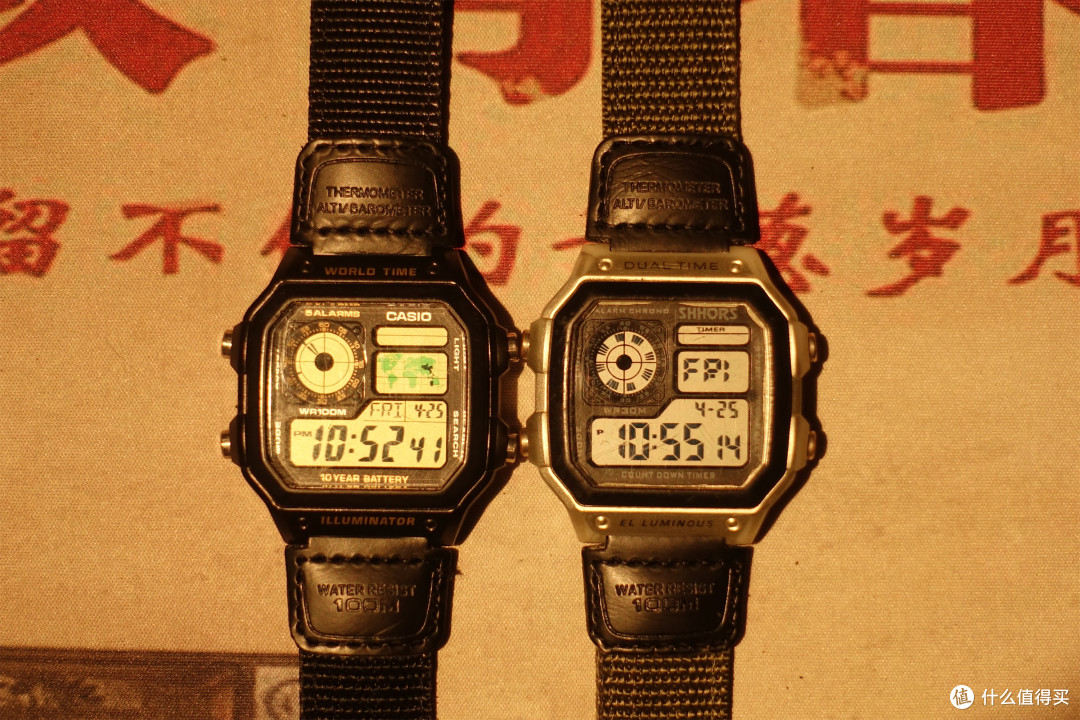 这个卡西欧手表太热门了,我把仿的集齐给大家看看区别,注意避坑