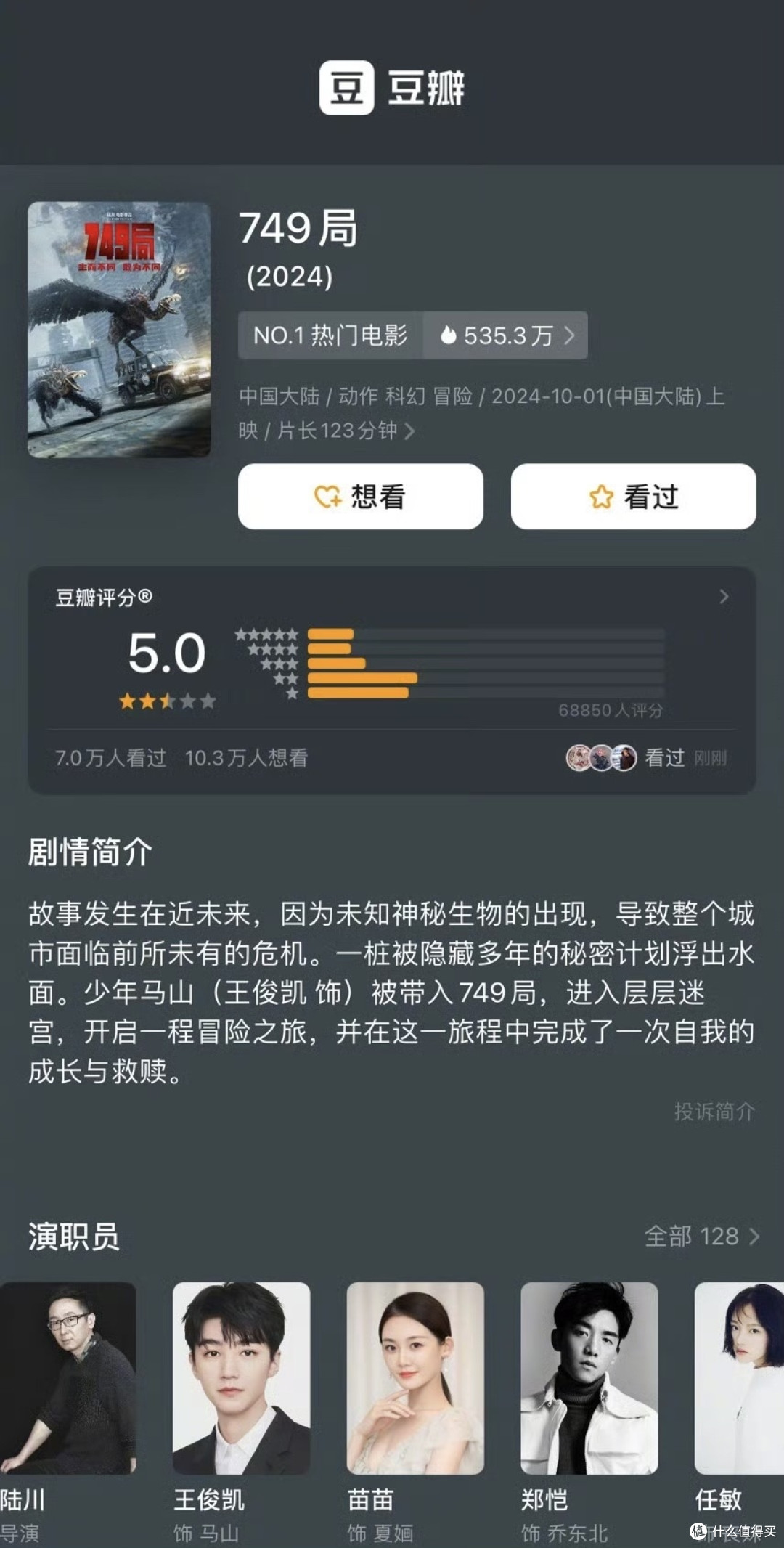 第16届金扫帚奖揭晓 陆川执导的《749局》包揽三项大奖