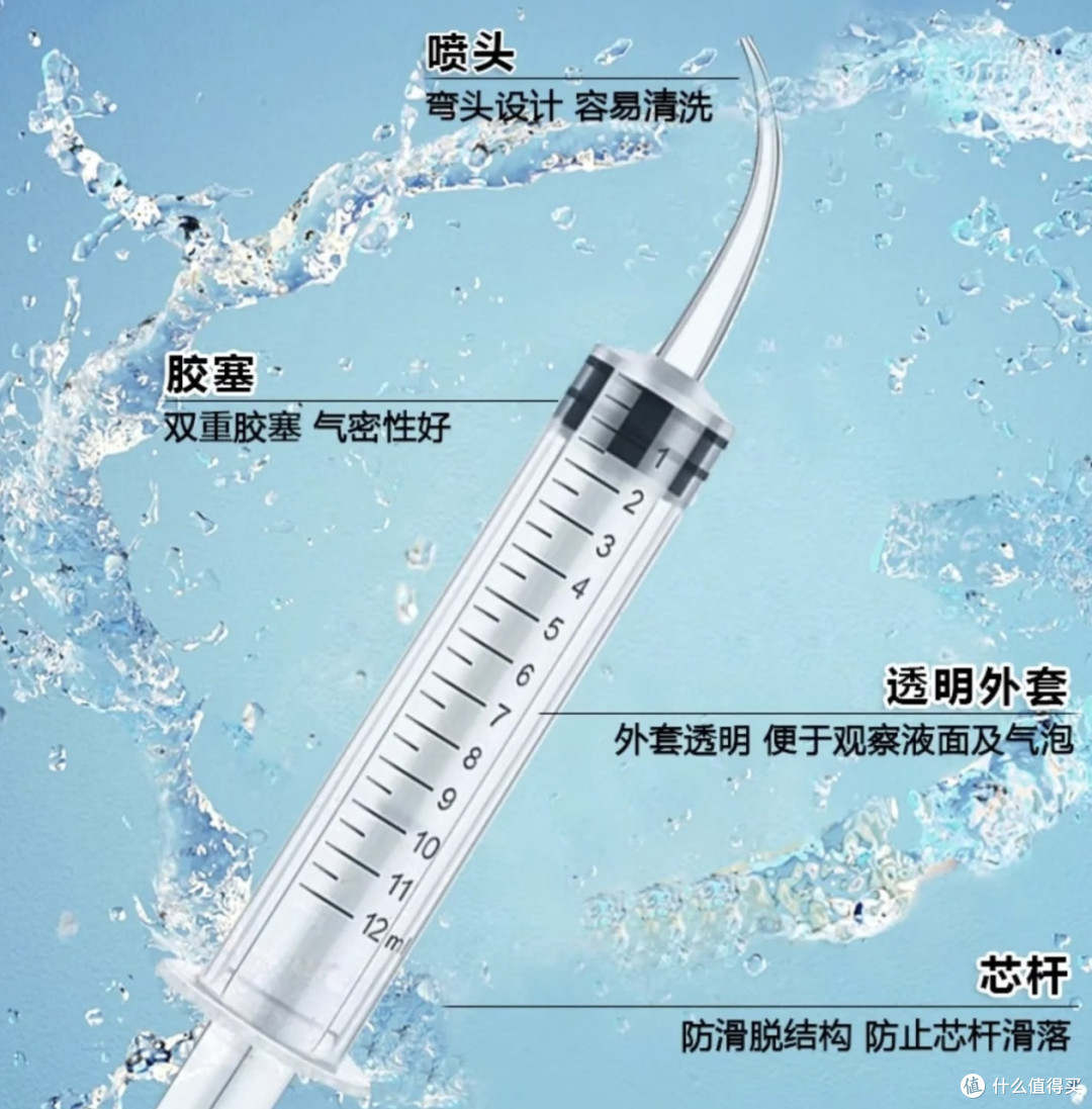 弯头冲牙器:智齿拔除后牙洞清洁的得力助手!
