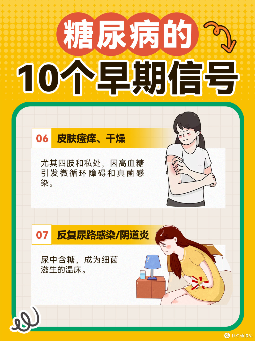糖尿病的10个早期信号,你中了几个?