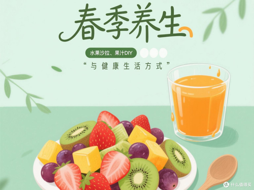 春季养生:水果沙拉、果汁DIY与健康生活方式