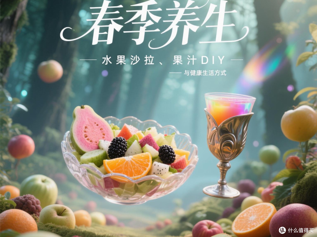 春季养生:水果沙拉、果汁DIY与健康生活方式