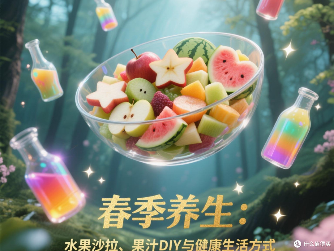 春季养生:水果沙拉、果汁DIY与健康生活方式