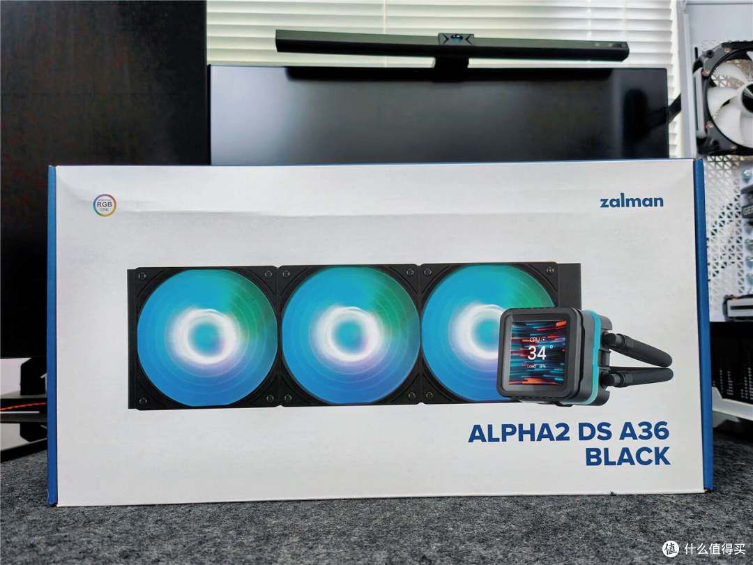 分体磁吸屏显，强悍散热——zalman思民阿尔法2 DS 360水冷！