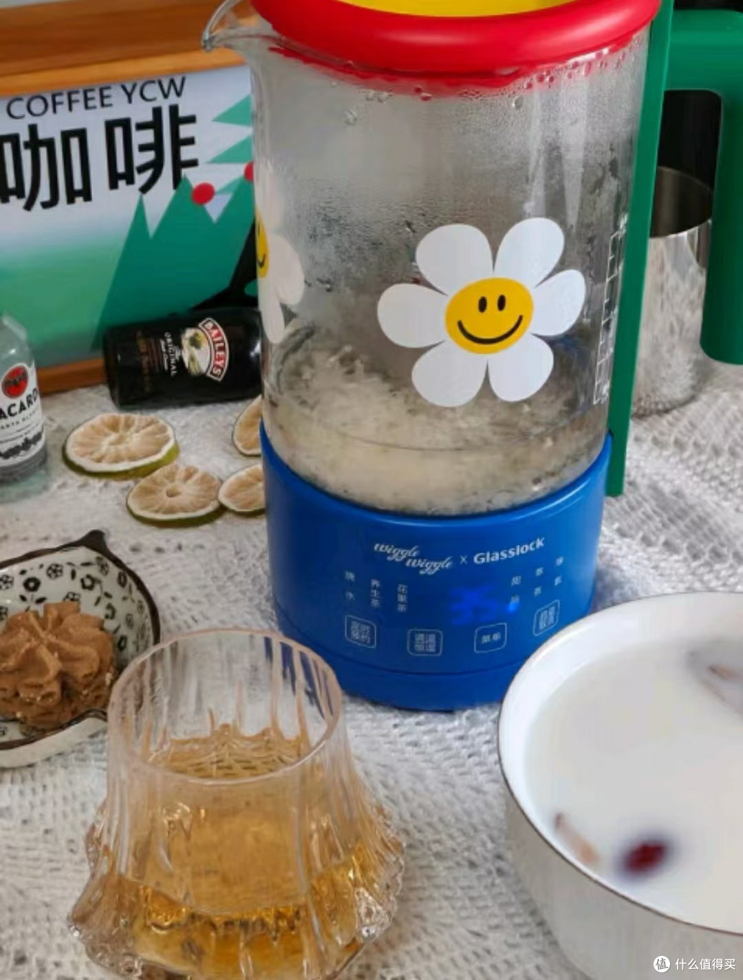 办公室养生神器!GLASSLOCK联名钛发热盘养生烧水壶测评