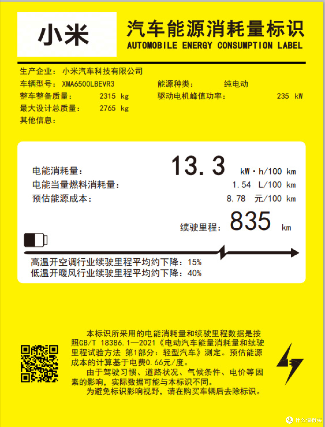 同级纯电SUV续航zui强?小米YU7新增835公里续航版本,6-7月发布