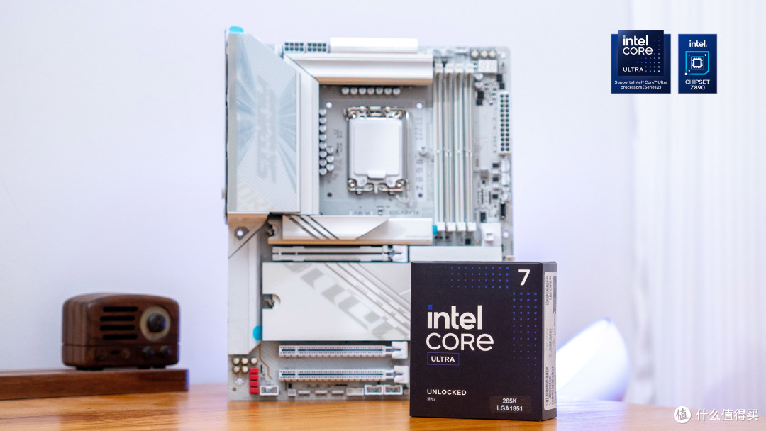 极致大白:Ultra7 265K+技嘉Z890电竞冰雕装机分享