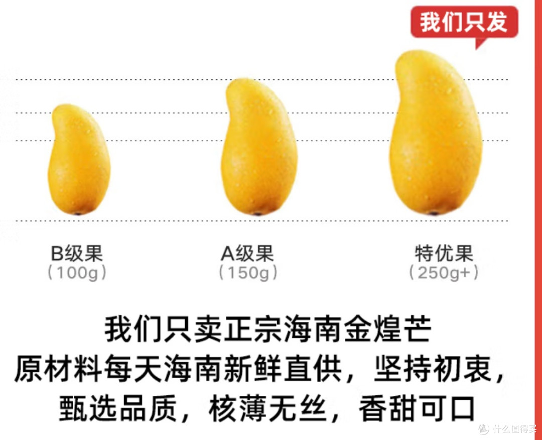 京觅海南金煌芒：4.5斤装，这波水果购买值不值？
