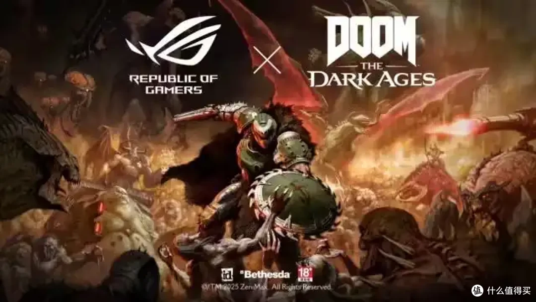 华硕推出《毁灭战士:黑暗时代》联名 ROG 夜神 RTX 5080 显卡