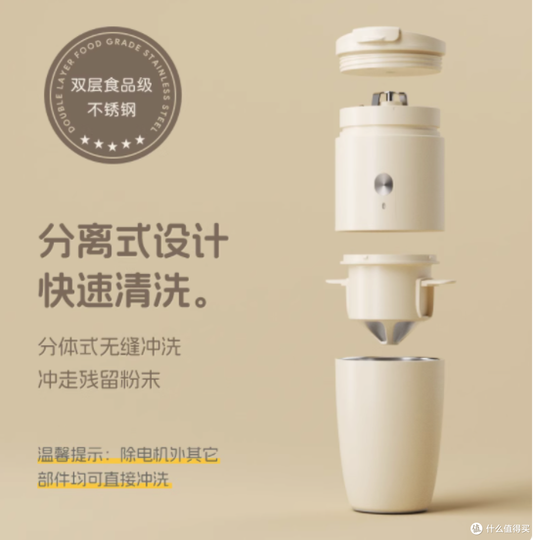 勒仕旗舰店便携咖啡机研磨一体小型—随时随地,享受咖啡时光