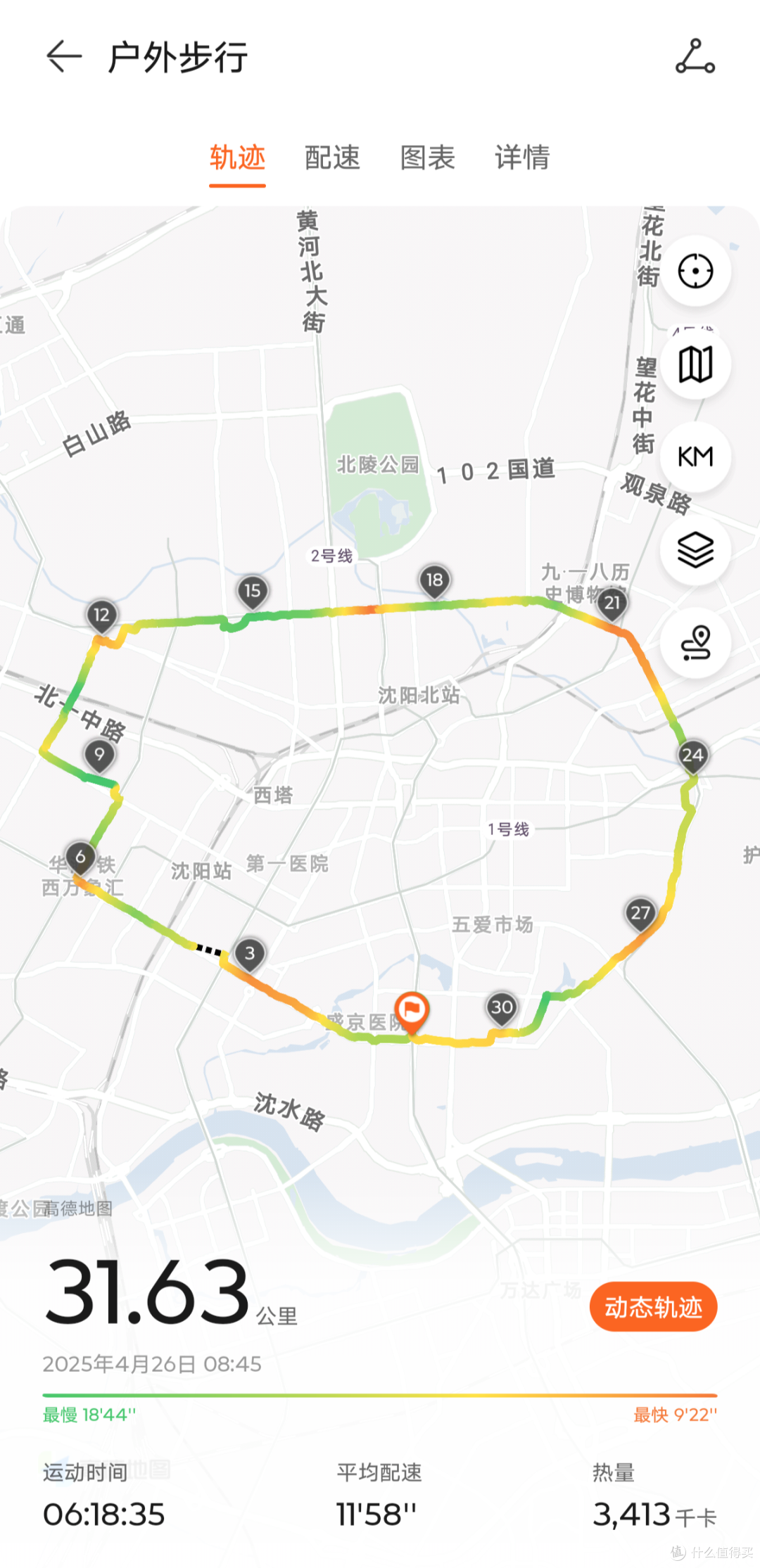 市区徒步30公里小记