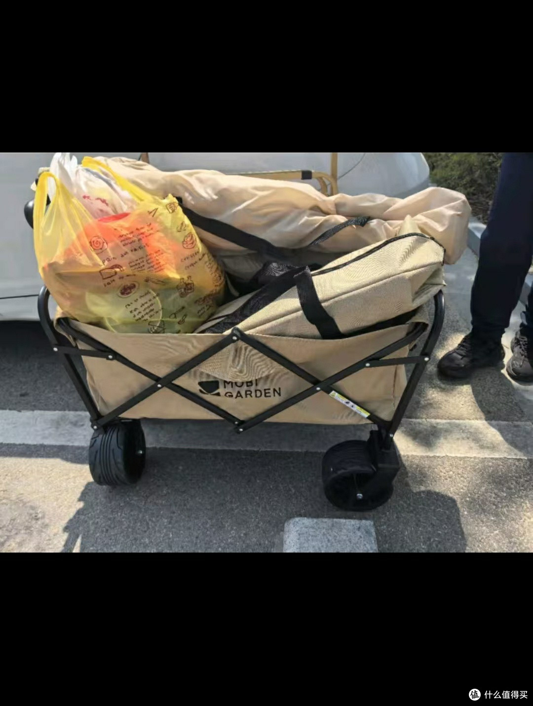 我的露营神器②:牧高笛星际营地车,大容量+宽轮,拉啥都稳!