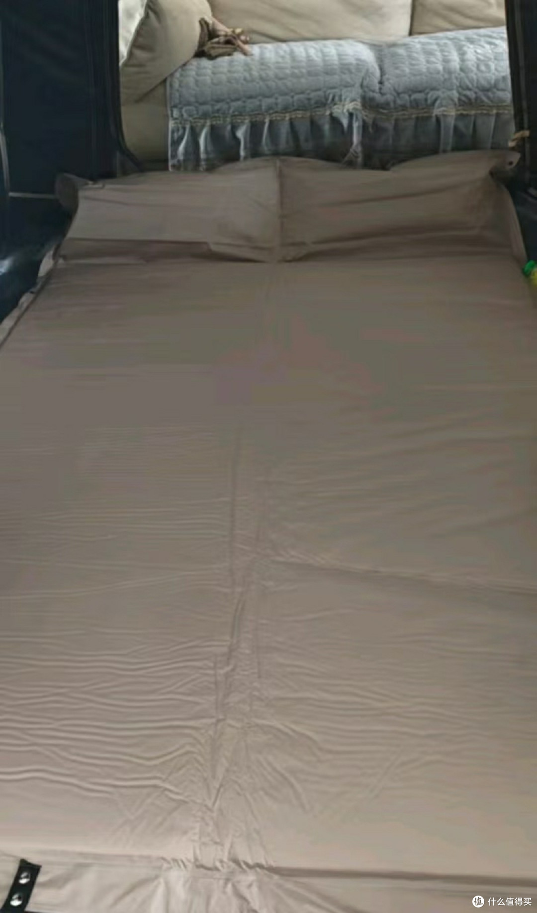 露营小帮手神器:京东京造自动充气床垫,地铺也能睡得像床!