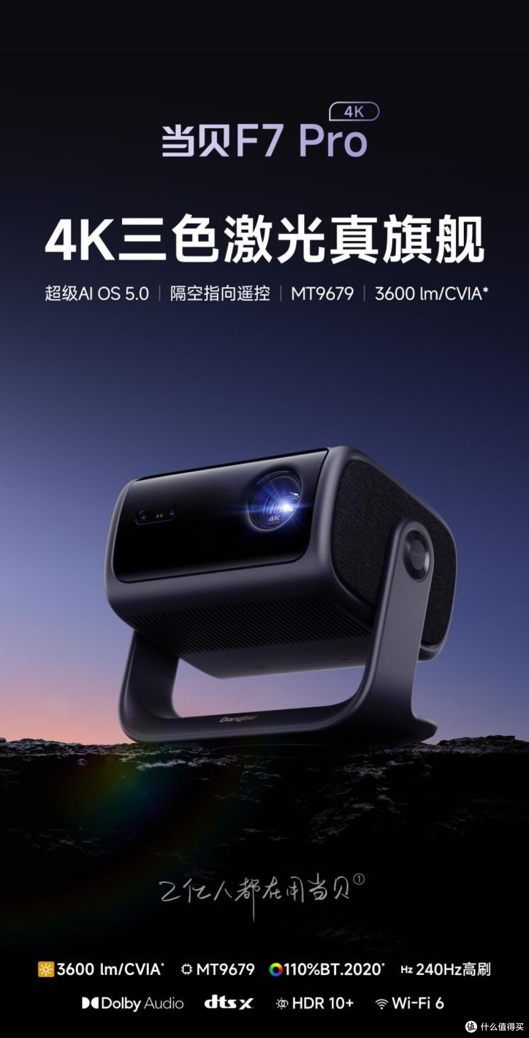 2025年618投影仪推荐,2025客厅C位换人!当贝F7 Pro成功上位