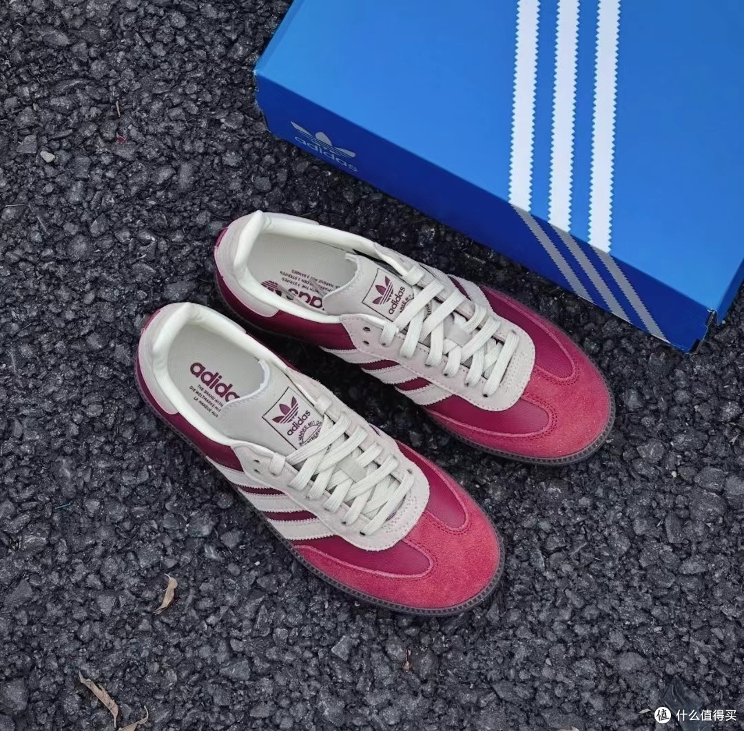 漫步街头的时尚之选,adidas originals SAMBA OG 红色款