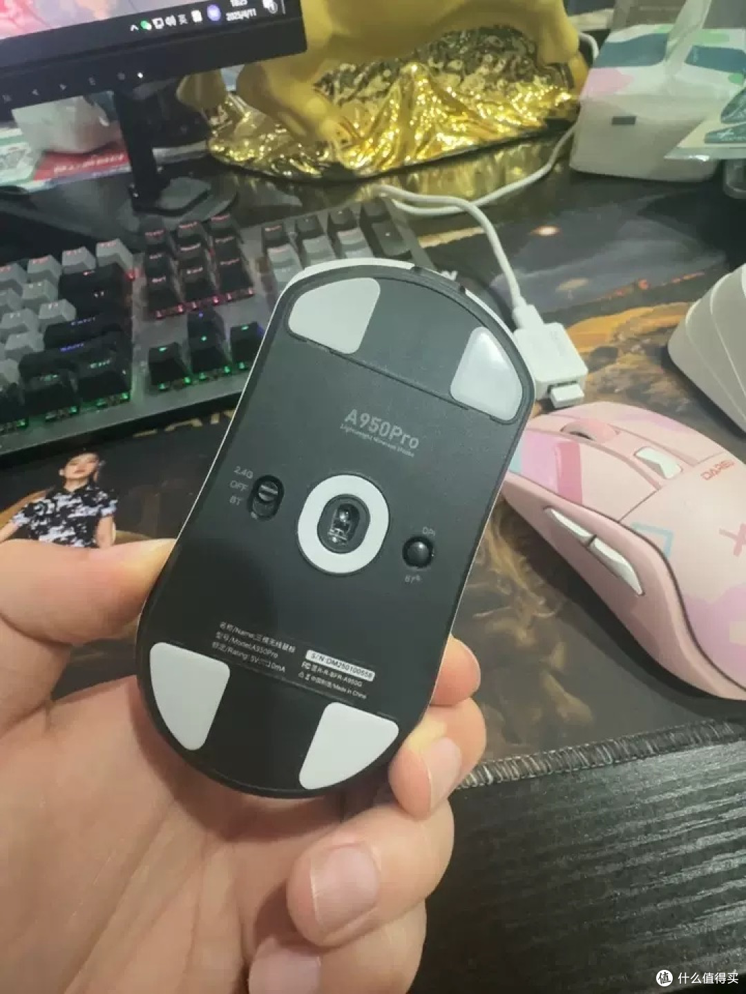 达尔优有线鼠标:轻便静音办公首选