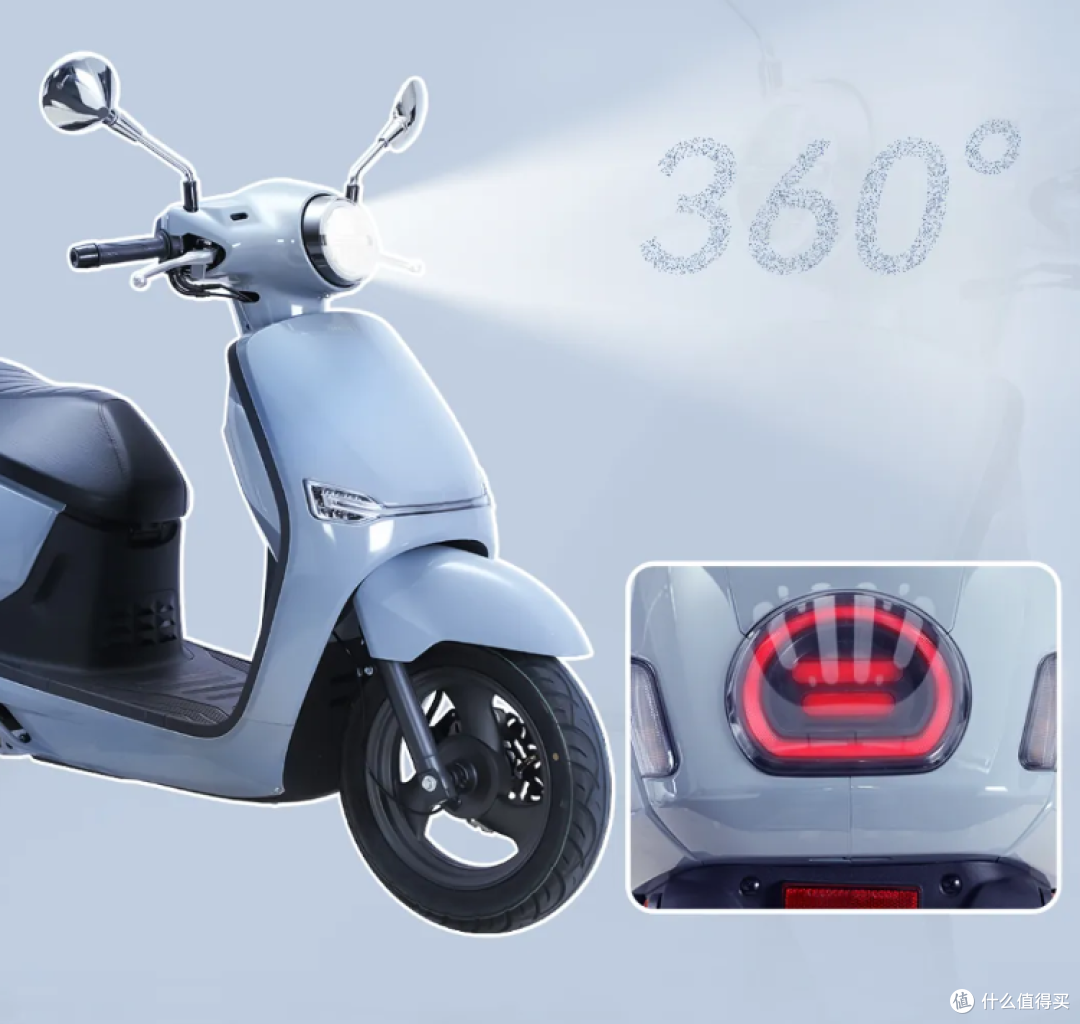豪进SN09复古甜心踏板车经济实用型摩托车