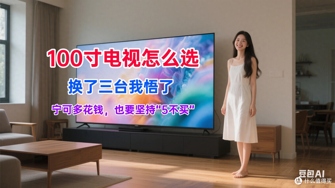 100吋电视怎么选?换了三台我悟了:宁可多花钱,也要坚持“5不买”