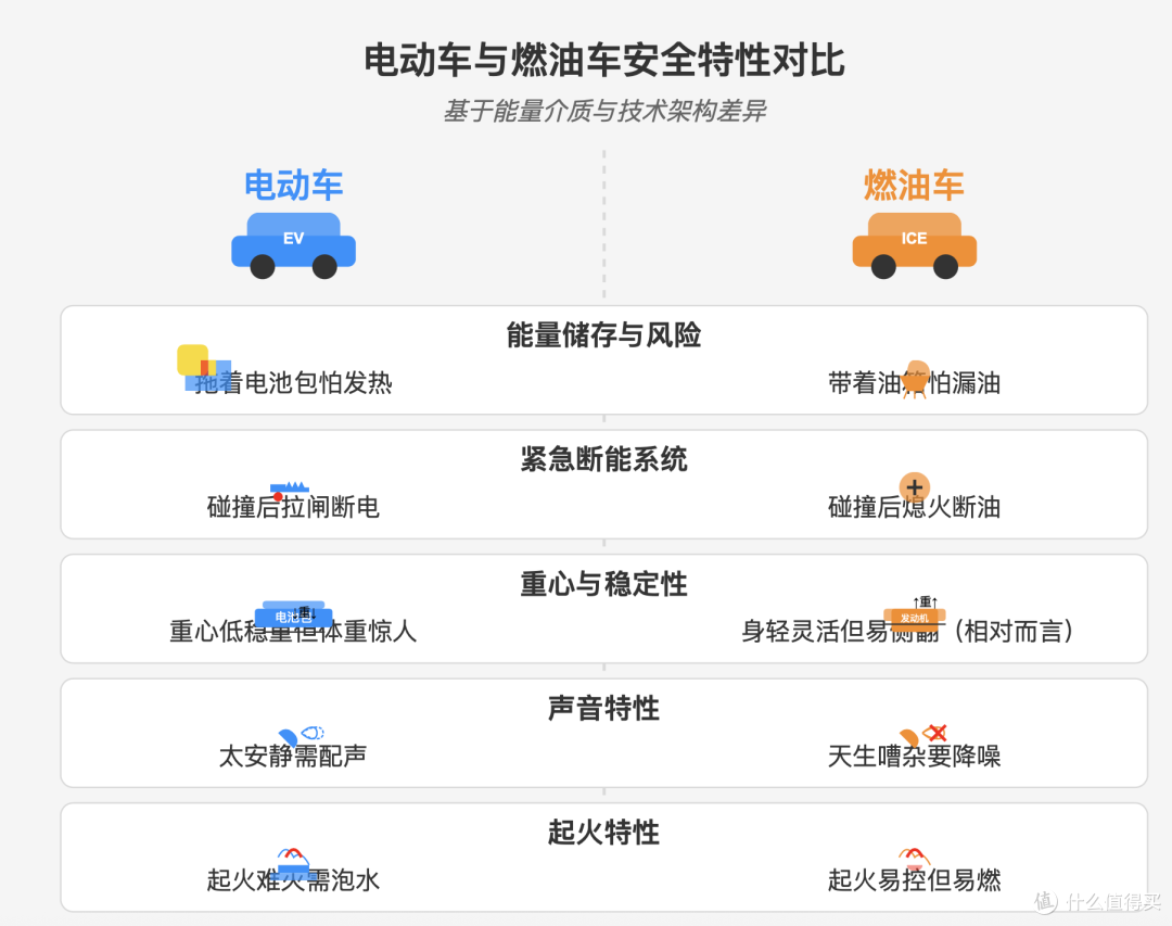 一文看懂：电车与油车之间的安全性差异