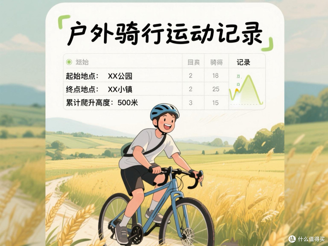 户外骑行运动记录