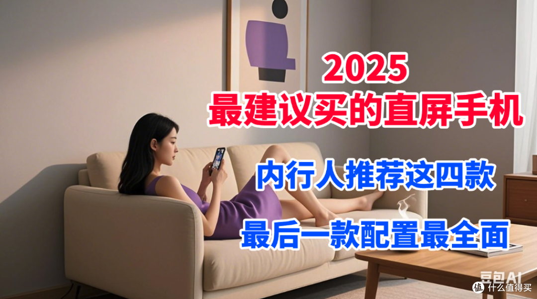 2025最建议买的直屏手机:内行人推荐这四款,最后一款配置最全面