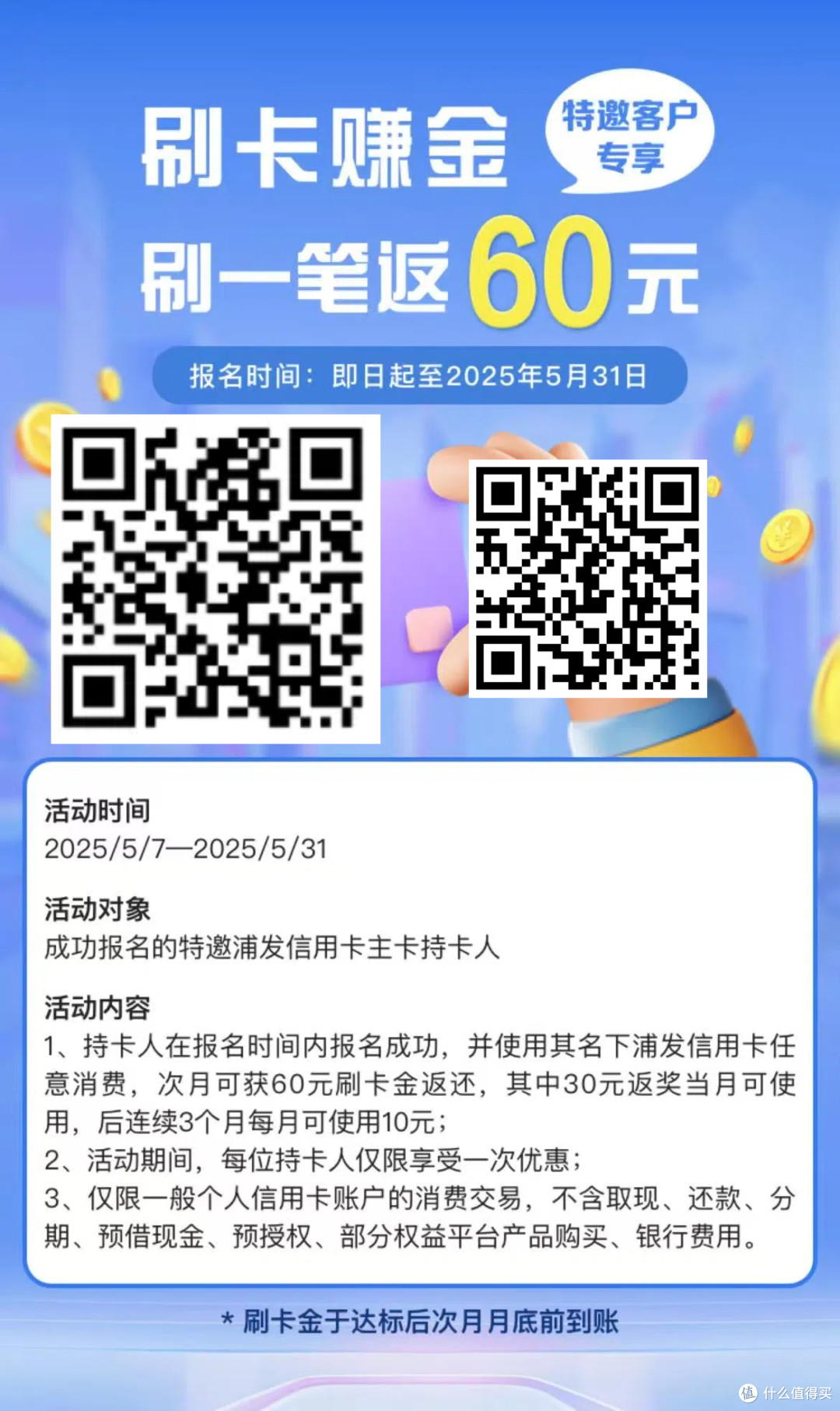 中国银行60元+8号开奖，浦发银行60刷卡金，淘宝免单持续中奖_信用卡_什么值得买