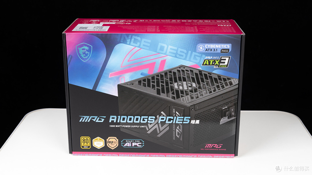 RTX 50系显卡的金牌搭档,微星MPG A1000GS PCIE5暗黑电源体验