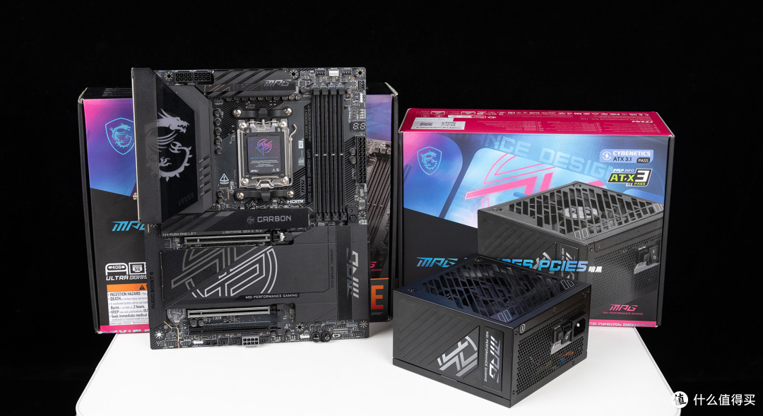 RTX 50系显卡的金牌搭档,微星MPG A1000GS PCIE5暗黑电源体验