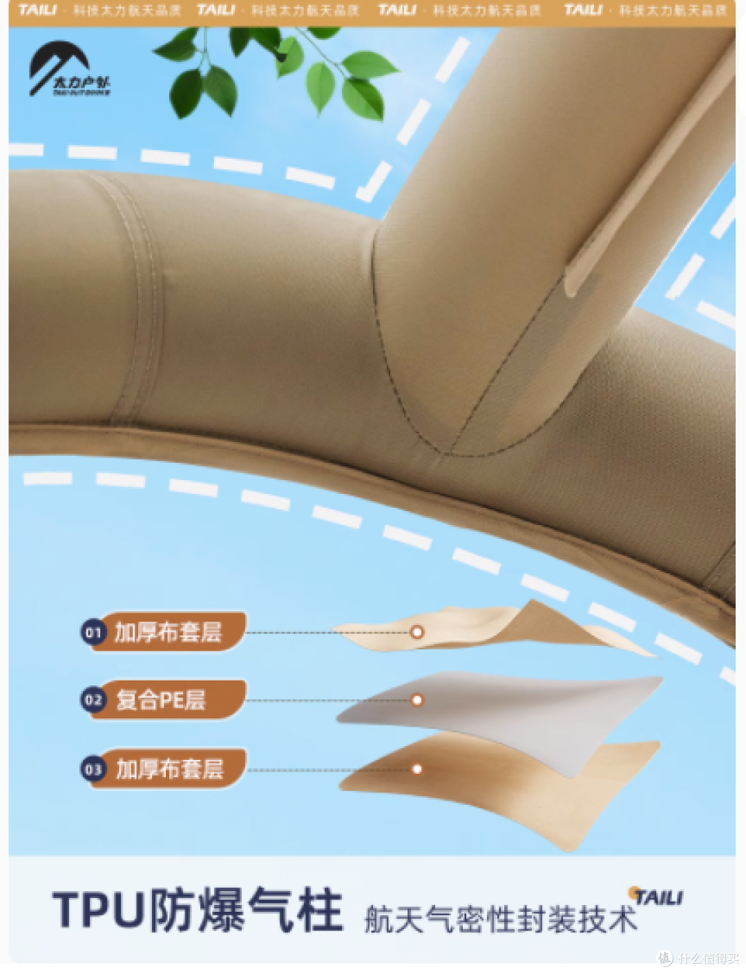 太力林语自动充气屋脊帐篷:开启便捷露营新体验
