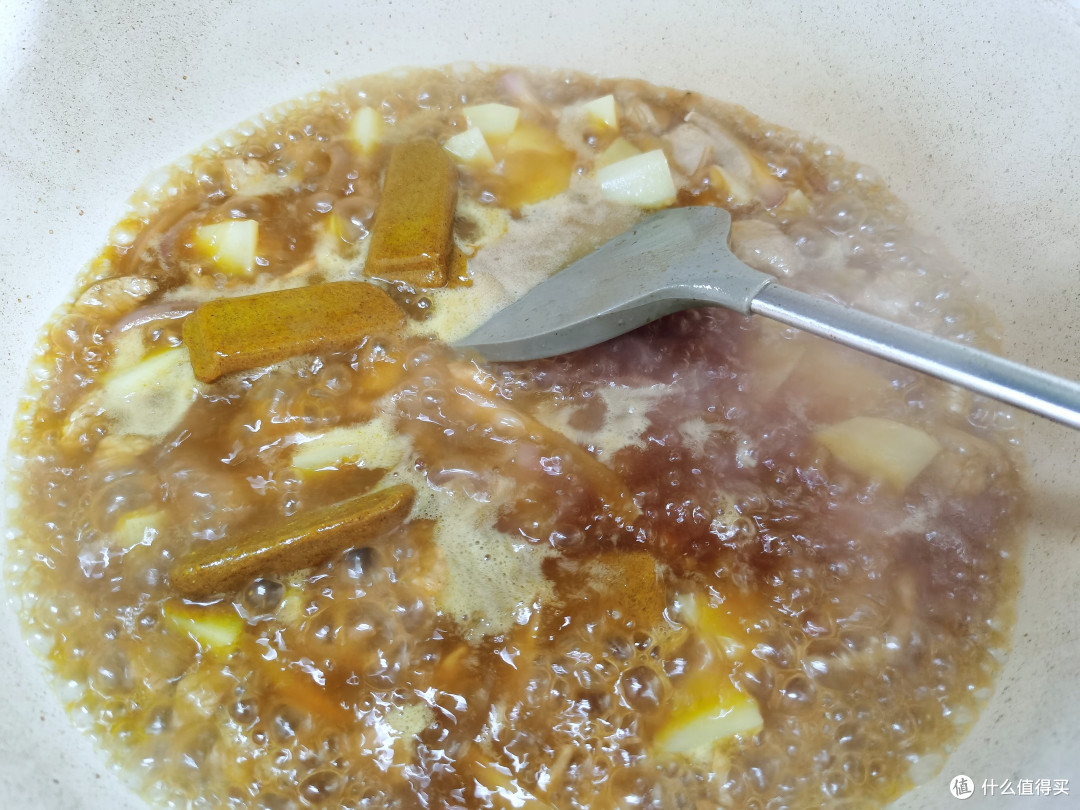 自制咖喱饭,首次尝试成功