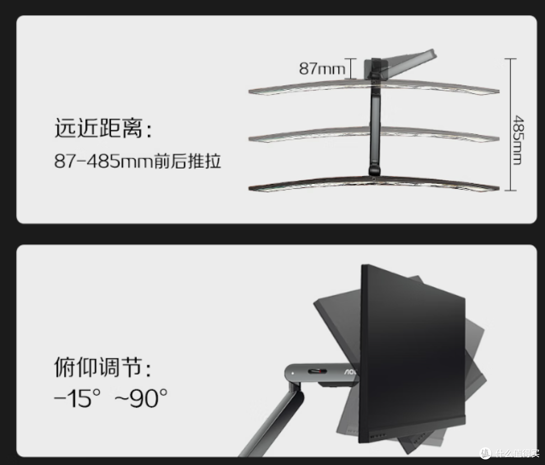 从三款AOC显示器支架看实用与办公桌面美学的平衡