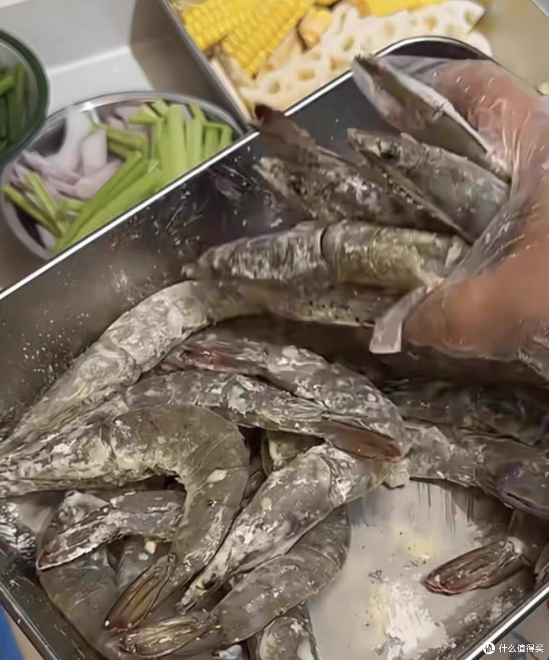 国联大号白虾,个头超大,一口超满足