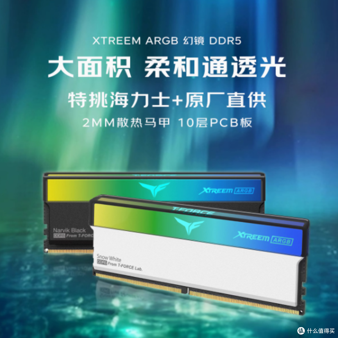 十铨 XTREEM ARGB 幻镜 DDR5 内存台式机灯条介绍