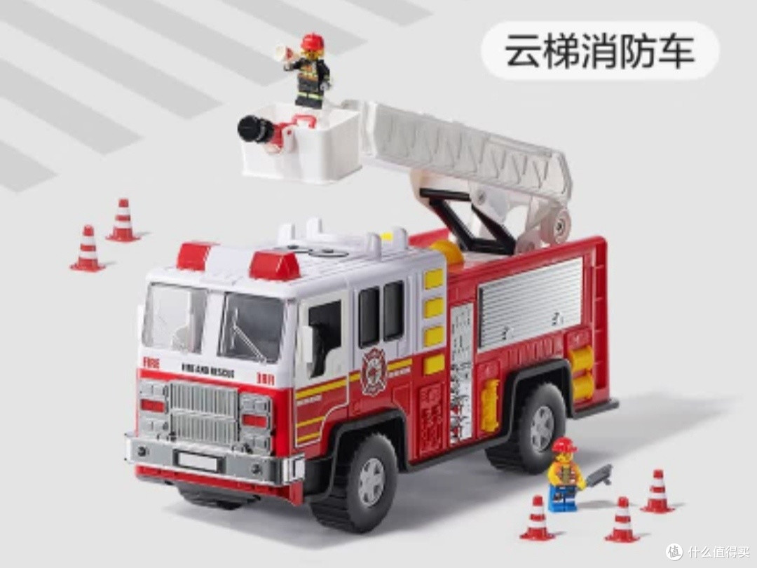 声光工程车，娃的梦中情车来了