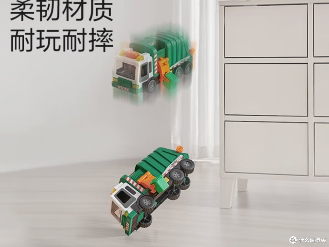声光工程车，娃的梦中情车来了