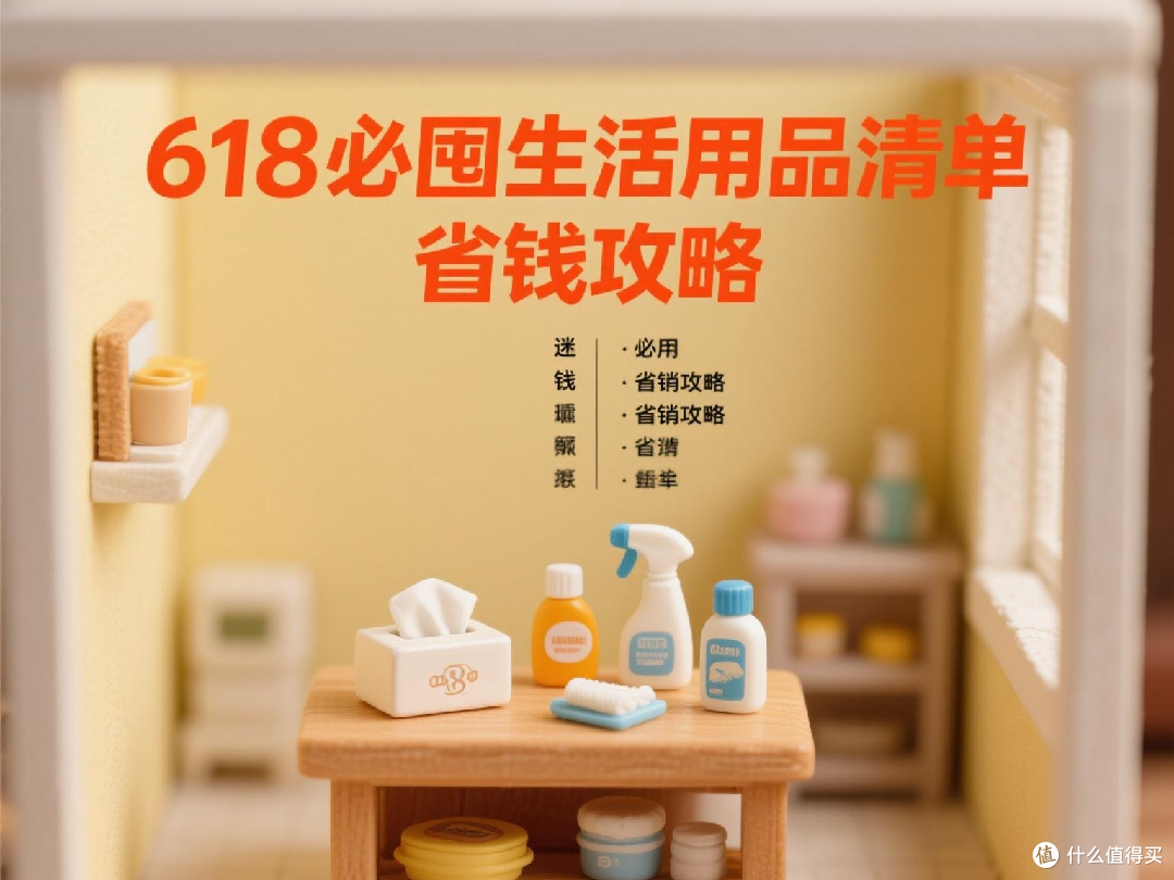 618必囤生活用品清单,从纸巾到清洁剂的省钱攻略