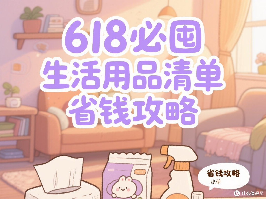 618必囤生活用品清单,从纸巾到清洁剂的省钱攻略