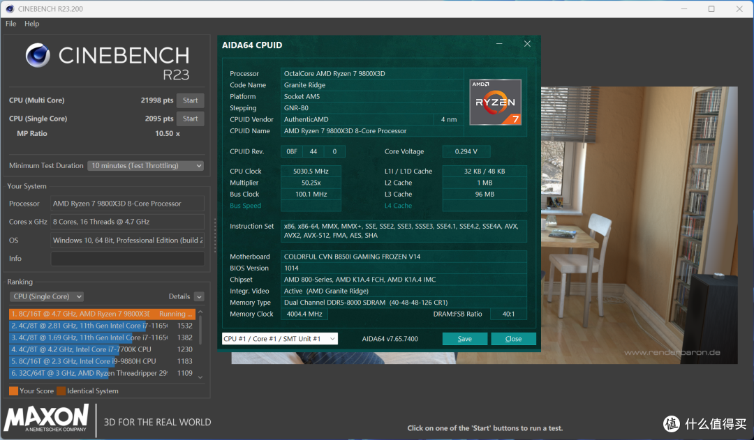2K全能游戏&纯白无光鱼缸,9800X3D+七彩虹B850I+RTX 5060 Ti装机