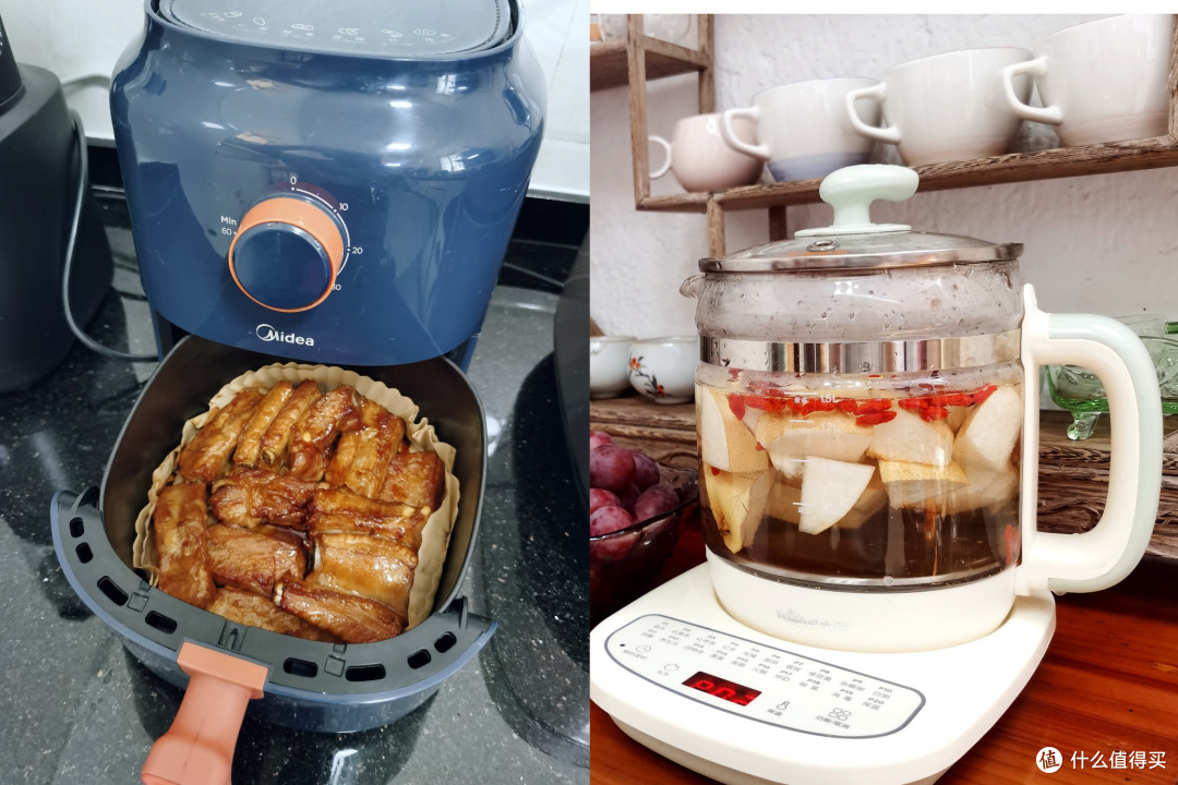 健康养生的得力助手:养生壶与空气炸锅